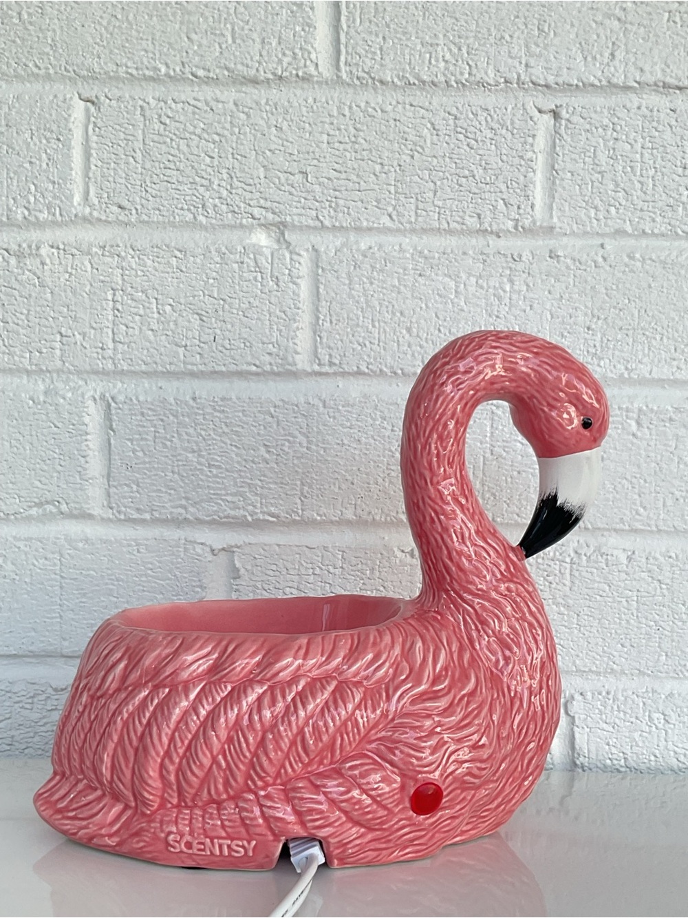 Scentsy Full Size Wax Warmer Pink Flamingo Authentic